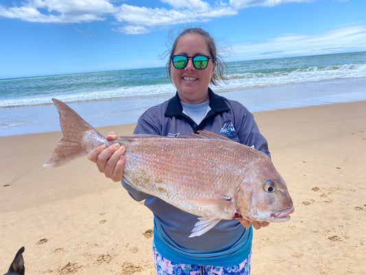 Snapper in the Surf at Seaspray